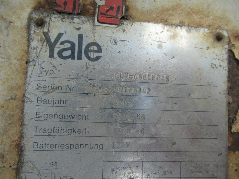 Yale GLP 080EEPAS 3.7T - LPG forklift: picture 4 Yale GLP 080EEPAS 3.7T - LPG forklift: picture 4