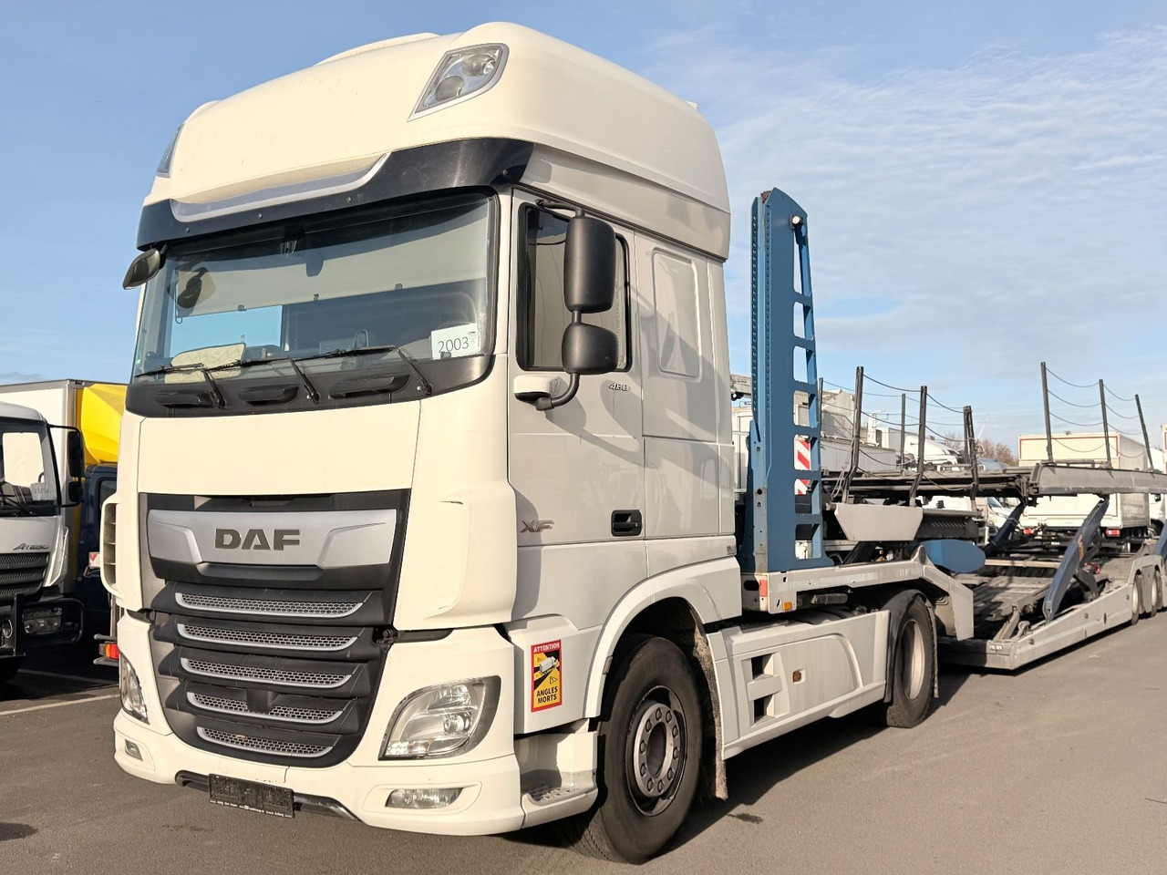 DAF XF 480 Retarder SSC + 2017 Eurolohr, VDI 2700 - Autotransporter truck: picture 4 DAF XF 480 Retarder SSC + 2017 Eurolohr, VDI 2700 - Autotransporter truck: picture 4