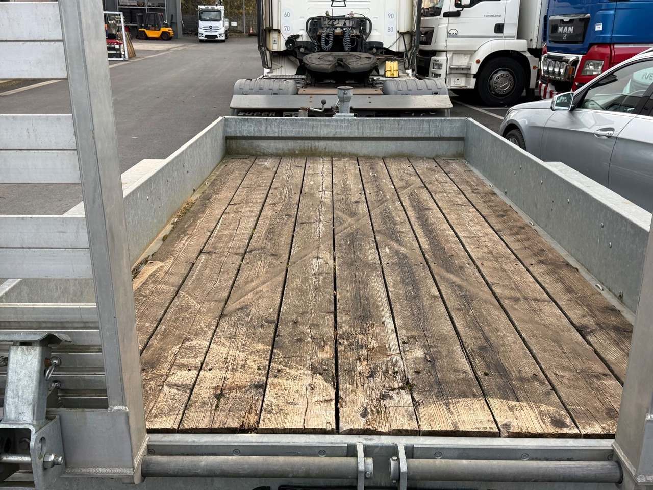 Humbaur Tandem-Tieflader HS 654020 TA-BS, Rampen, 4,9NL - Low loader trailer: picture 4 Humbaur Tandem-Tieflader HS 654020 TA-BS, Rampen, 4,9NL - Low loader trailer: picture 4