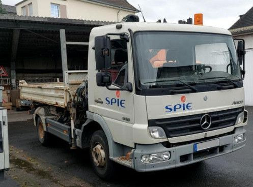 Mercedes-Benz Atego 2 4-Zyl. 4x2 918 4x2 MEILER HIAB066 FERNB - Tipper, Crane truck: picture 2 Mercedes-Benz Atego 2 4-Zyl. 4x2 918 4x2 MEILER HIAB066 FERNB - Tipper, Crane truck: picture 2