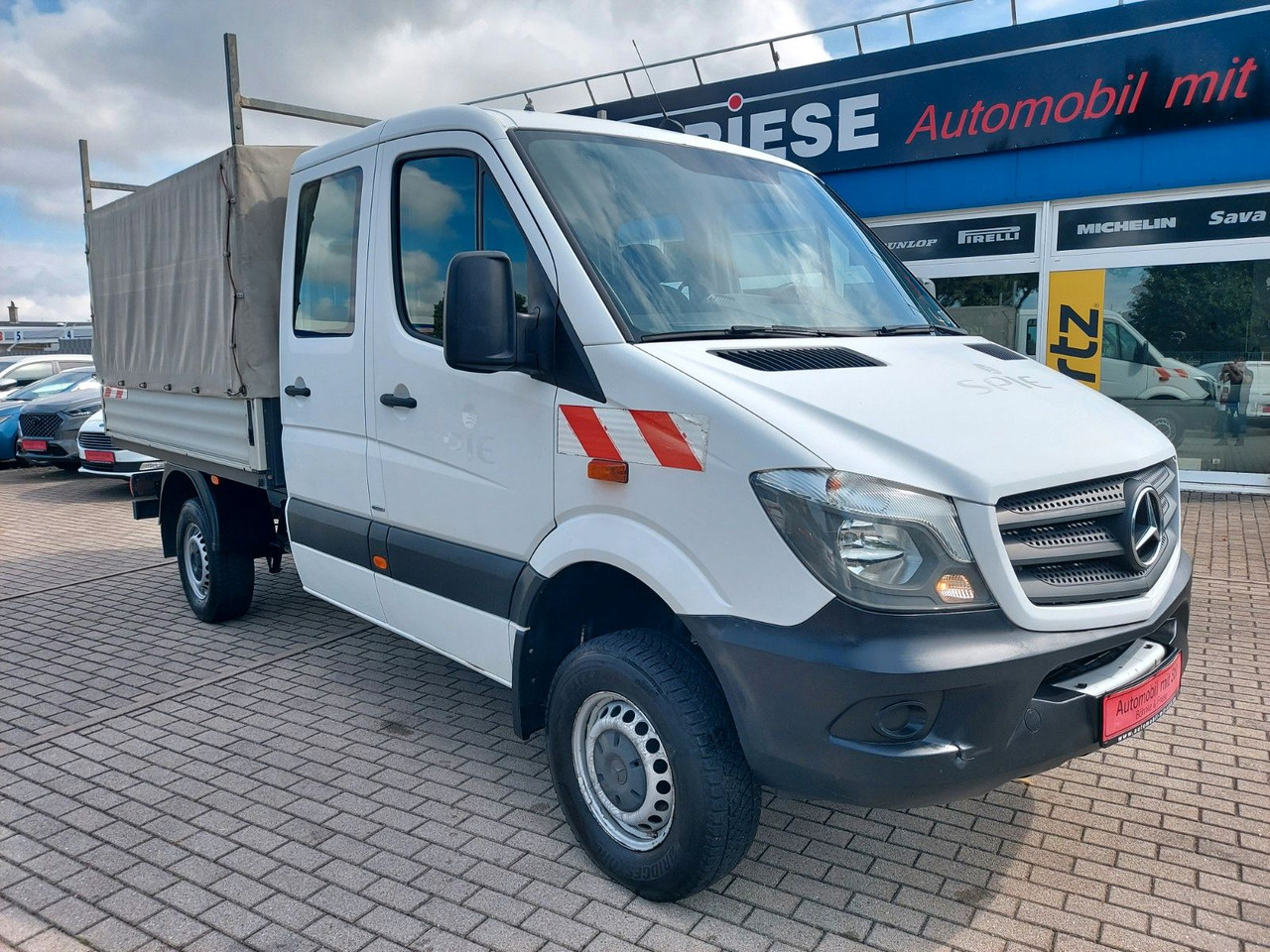 Mercedes-Benz Sprinter II Pritsche DoKa 316 4X4 Klima Standhei - Curtain side van, Combi van: picture 1 Mercedes-Benz Sprinter II Pritsche DoKa 316 4X4 Klima Standhei - Curtain side van, Combi van: picture 1