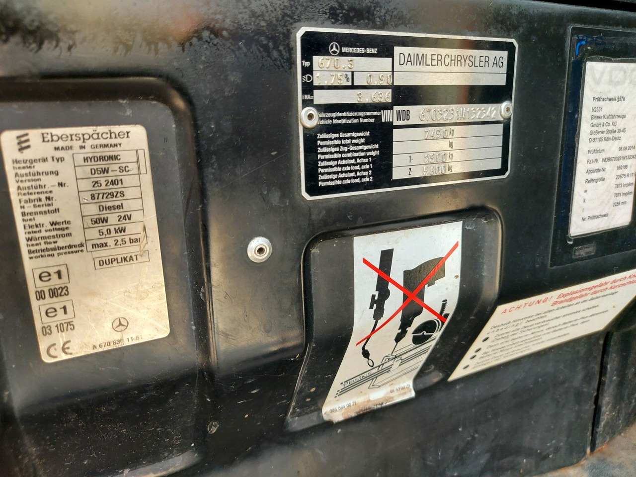 Mercedes-Benz VARIO 816D 4x4 HUB Steiger Ruthmann K130 - Truck mounted aerial platform: picture 3 Mercedes-Benz VARIO 816D 4x4 HUB Steiger Ruthmann K130 - Truck mounted aerial platform: picture 3