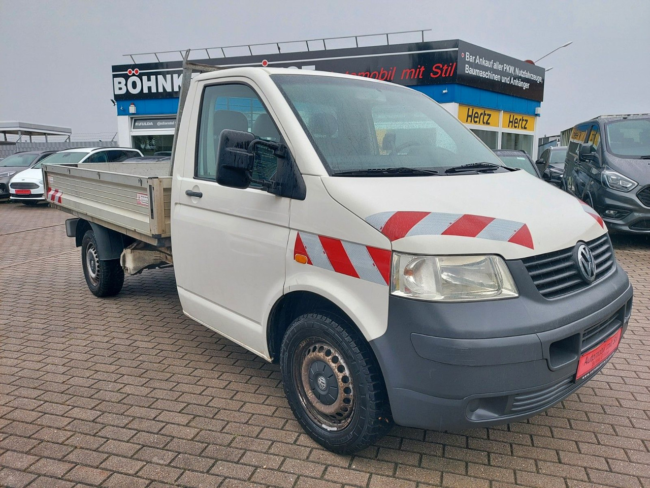 Volkswagen T5 Transporter Pritsche lang 1.9 AHK - Flatbed van: picture 1 Volkswagen T5 Transporter Pritsche lang 1.9 AHK - Flatbed van: picture 1