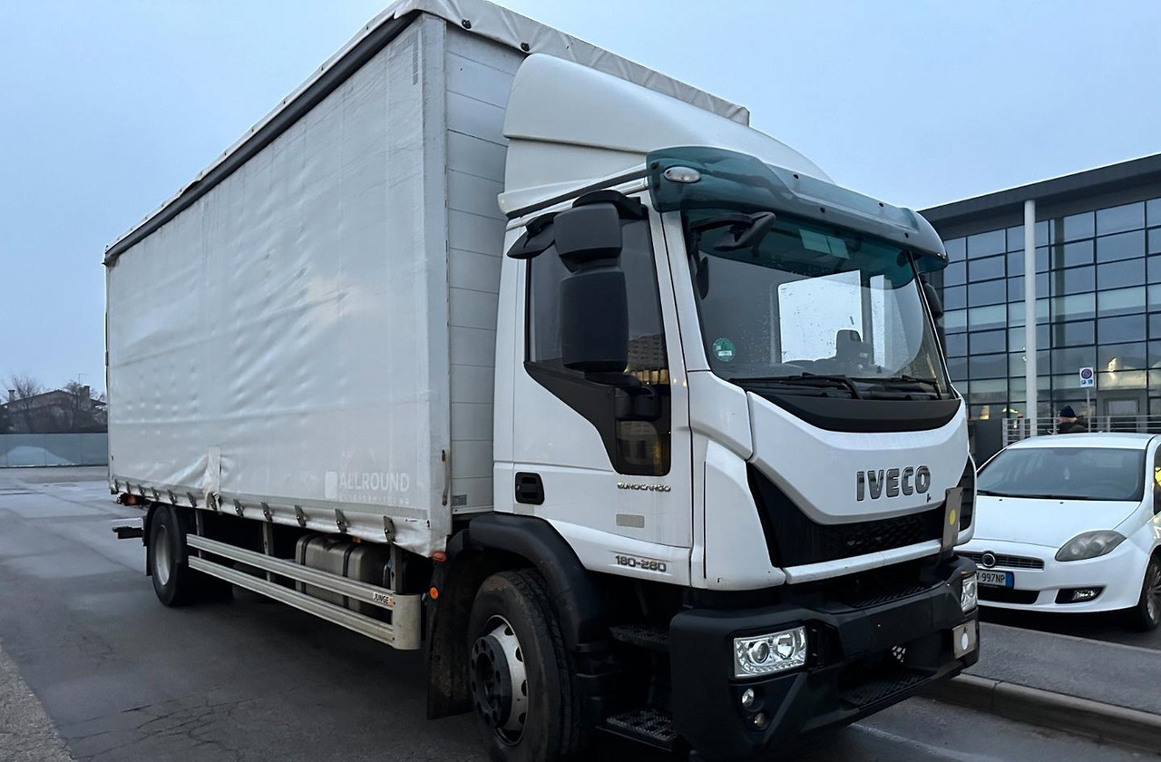 Iveco 180 e 28 e6 centina teli scorrevoli e sponda - Curtainsider truck: picture 1 Iveco 180 e 28 e6 centina teli scorrevoli e sponda - Curtainsider truck: picture 1