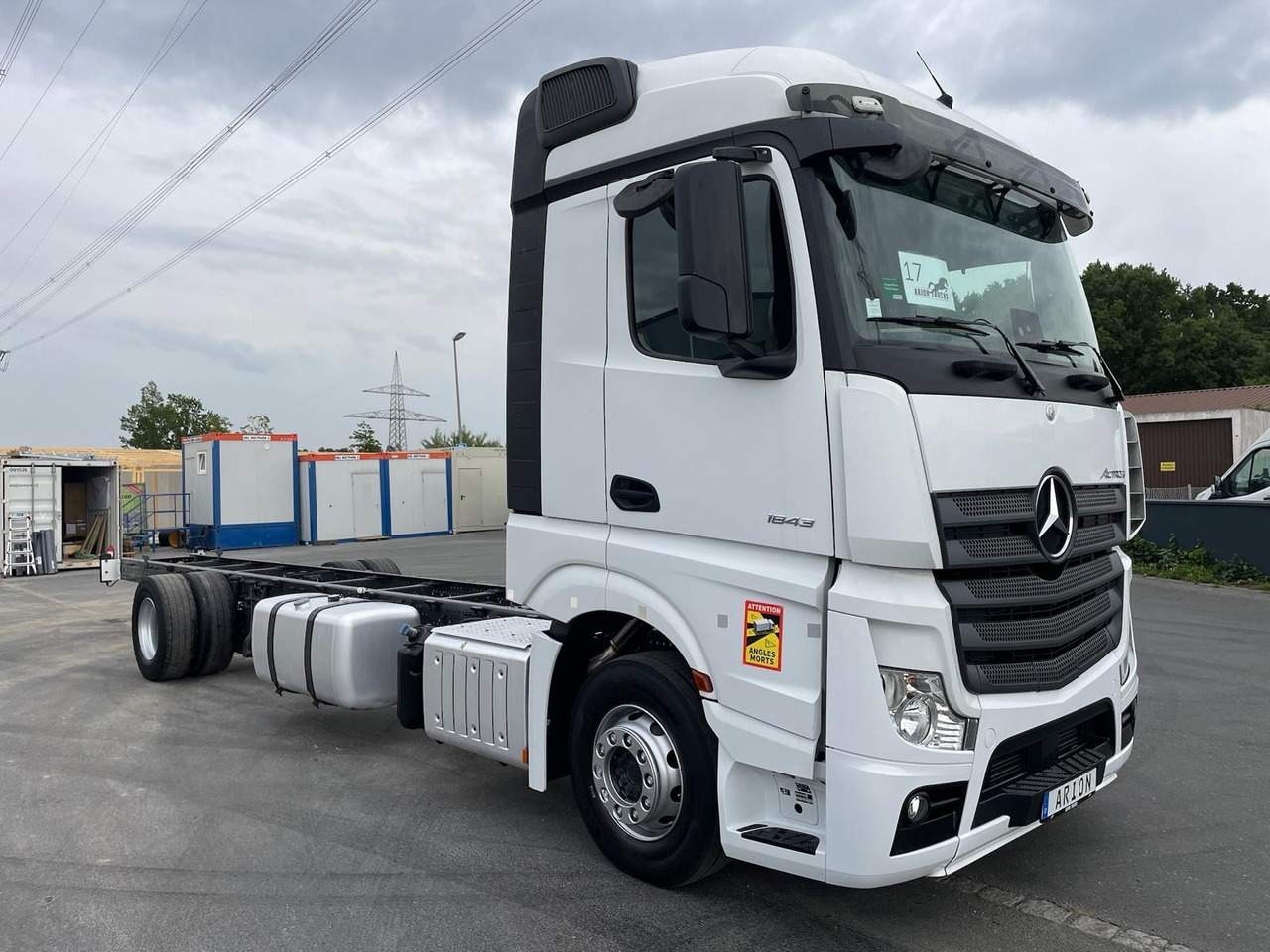 Mercedes-Benz Actros 4 1843 4x2 Fahrgestell/StandAC/ACC/EU6 - Cab chassis truck: picture 1 Mercedes-Benz Actros 4 1843 4x2 Fahrgestell/StandAC/ACC/EU6 - Cab chassis truck: picture 1