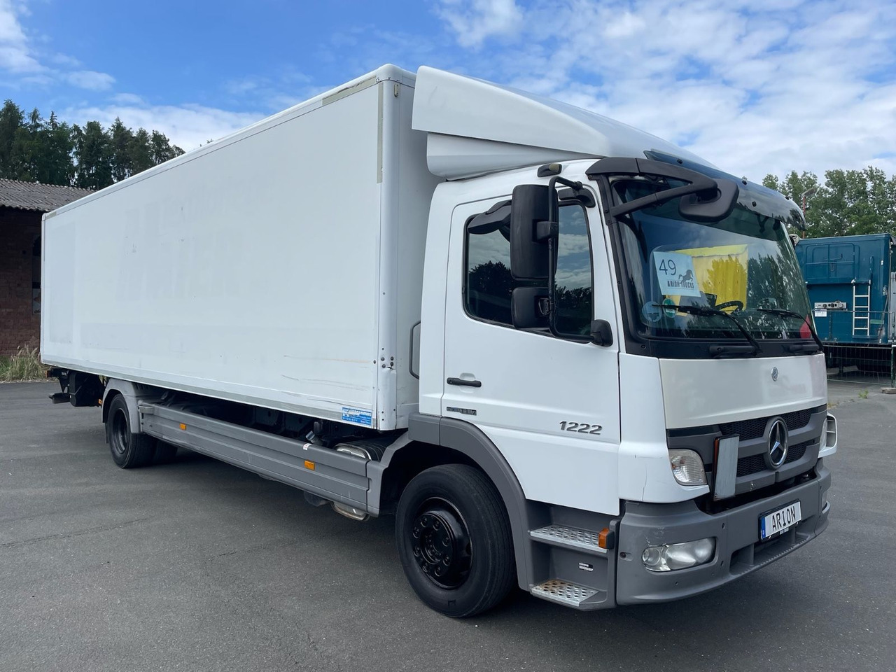 Mercedes-Benz Atego 2 1222 4x2 Koffer/LBW/DAUTEL/8,25m/AC/EU5 - Box truck: picture 1 Mercedes-Benz Atego 2 1222 4x2 Koffer/LBW/DAUTEL/8,25m/AC/EU5 - Box truck: picture 1