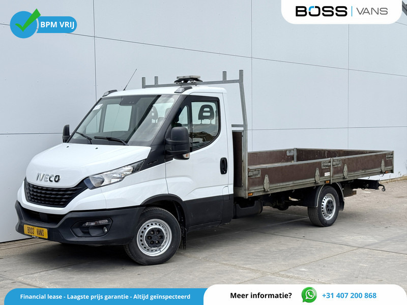 Iveco Daily 35S14 2.3 L3H1 Airco Cruise Control Standkachel Trekhaak Open Laadbak Pritische Lucht geveerde stoel - Flatbed van: picture 1 Iveco Daily 35S14 2.3 L3H1 Airco Cruise Control Standkachel Trekhaak Open Laadbak Pritische Lucht geveerde stoel - Flatbed van: picture 1