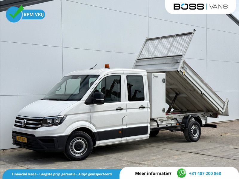 Volkswagen Crafter 2.0 TDI 140PK Dubbele Cabine Kipper Airco Cruise Control Trekhaak Carplay Benne Tipper - Tipper van, Combi van: picture 1 Volkswagen Crafter 2.0 TDI 140PK Dubbele Cabine Kipper Airco Cruise Control Trekhaak Carplay Benne Tipper - Tipper van, Combi van: picture 1