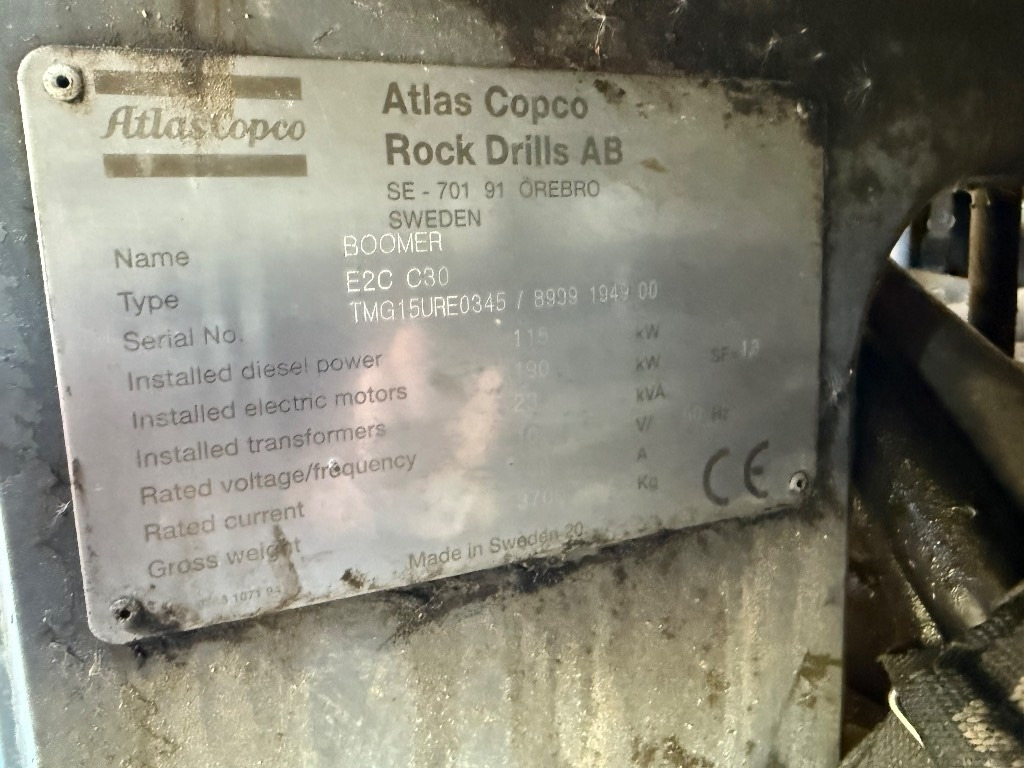 Mining machinery Epiroc BOOMER E2C: picture 27