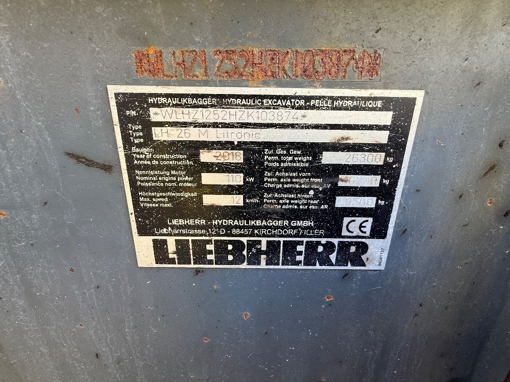 Liebherr LH 26 M Litronic - Wheel excavator: picture 4 Liebherr LH 26 M Litronic - Wheel excavator: picture 4