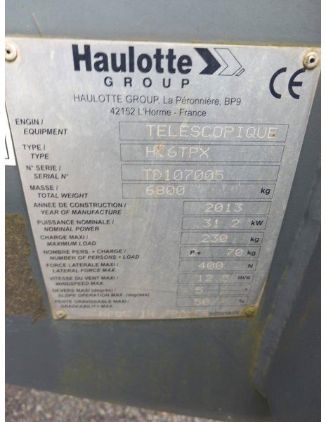 Haulotte H 16 TPX on lease Haulotte H 16 TPX: picture 15 Haulotte H 16 TPX on lease Haulotte H 16 TPX: picture 15