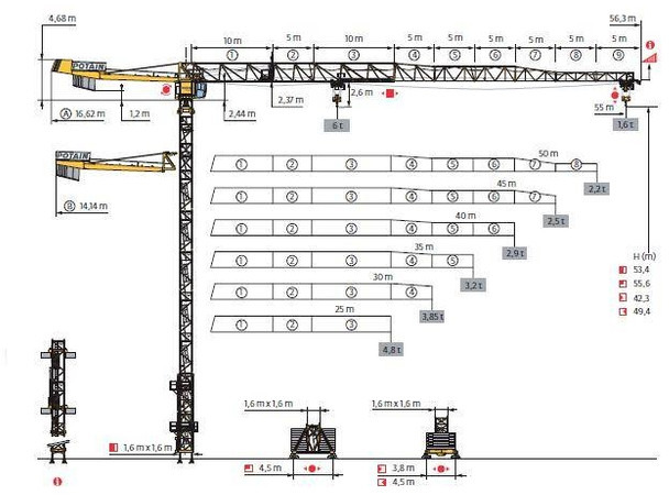 Potain MDT 128 - Tower crane: picture 1 Potain MDT 128 - Tower crane: picture 1