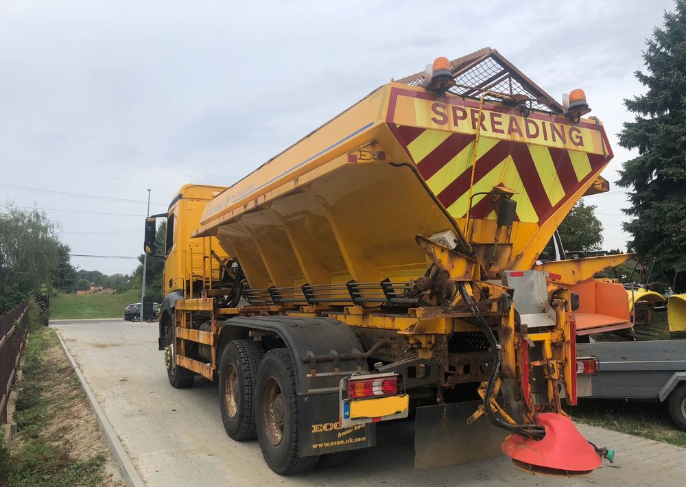 Snow removal vehicle Mercedes-Benz Arocs 3333 6x6 piaskarka solarka econ pług schmidt: picture 7