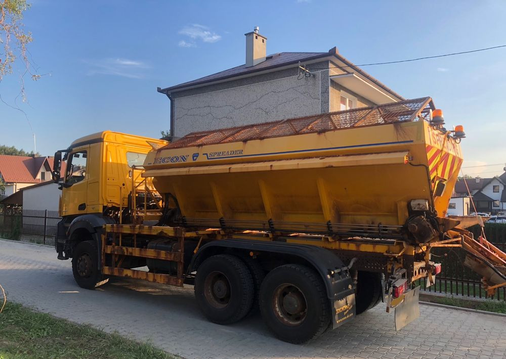 Snow removal vehicle Mercedes-Benz Arocs 3333 6x6 piaskarka solarka econ pług schmidt: picture 15