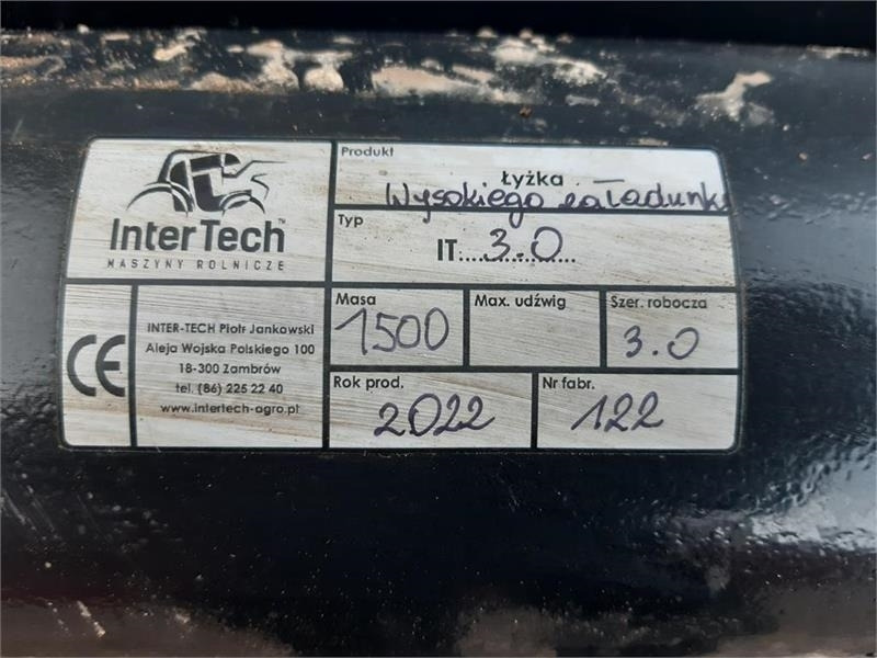 Inter-Tech højtipskovl inter-tech 3 meters - Loader bucket: picture 4 Inter-Tech højtipskovl inter-tech 3 meters - Loader bucket: picture 4