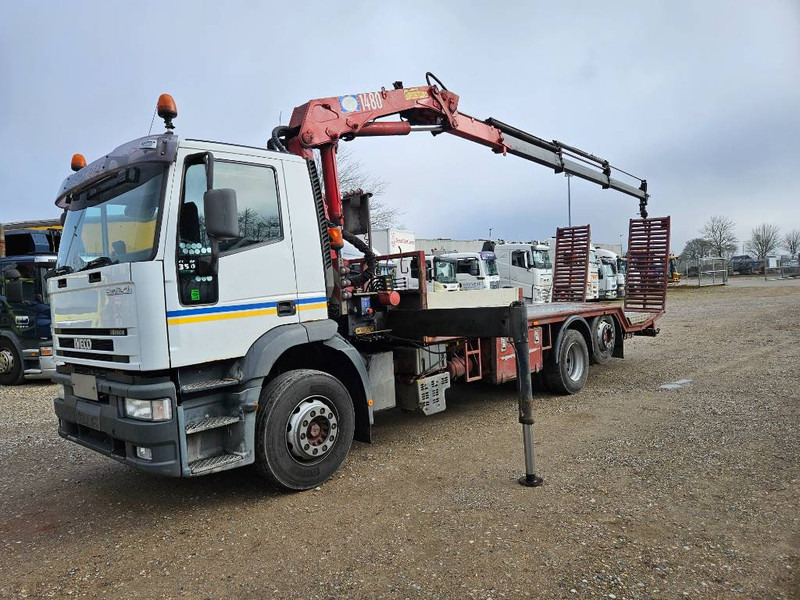 Iveco Eurotech 6x2 // transport // HMF 1483 K3 - Autotransporter truck, Crane truck: picture 1 Iveco Eurotech 6x2 // transport // HMF 1483 K3 - Autotransporter truck, Crane truck: picture 1
