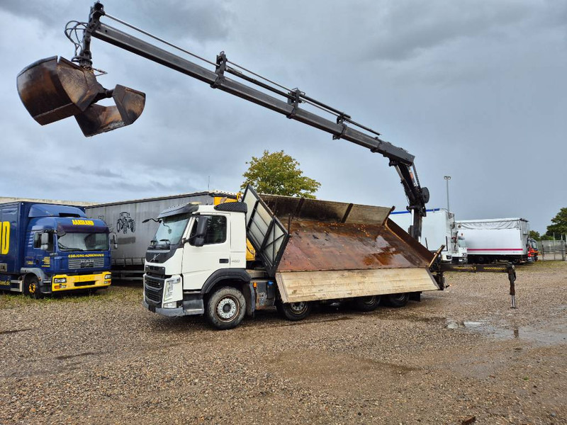Volvo FM 460 8x4/4 //HIAB 211 EP-4 // 3 sidetip - Crane truck: picture 1 Volvo FM 460 8x4/4 //HIAB 211 EP-4 // 3 sidetip - Crane truck: picture 1