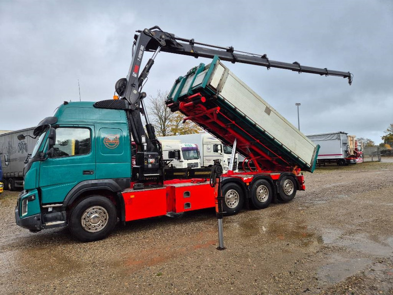 Volvo FMX 500 8x4 // HIAB X-HIPRO 262 EP-5 // 3-Tipper - Crane truck: picture 2 Volvo FMX 500 8x4 // HIAB X-HIPRO 262 EP-5 // 3-Tipper - Crane truck: picture 2
