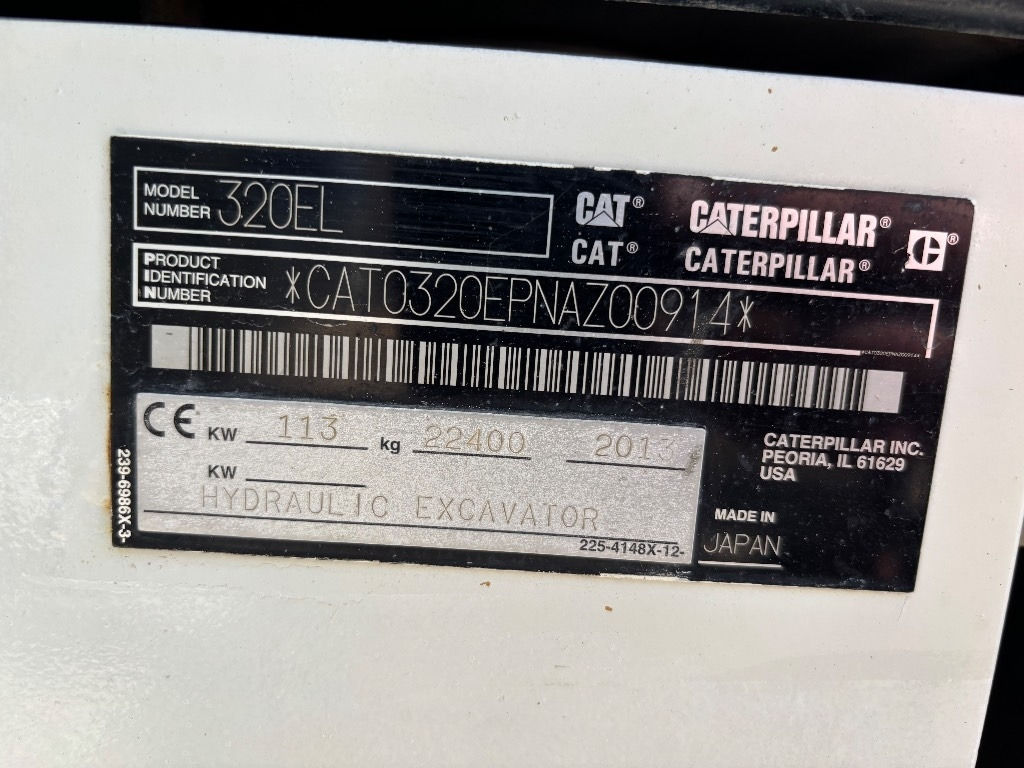 Crawler excavator CAT 320E: picture 8