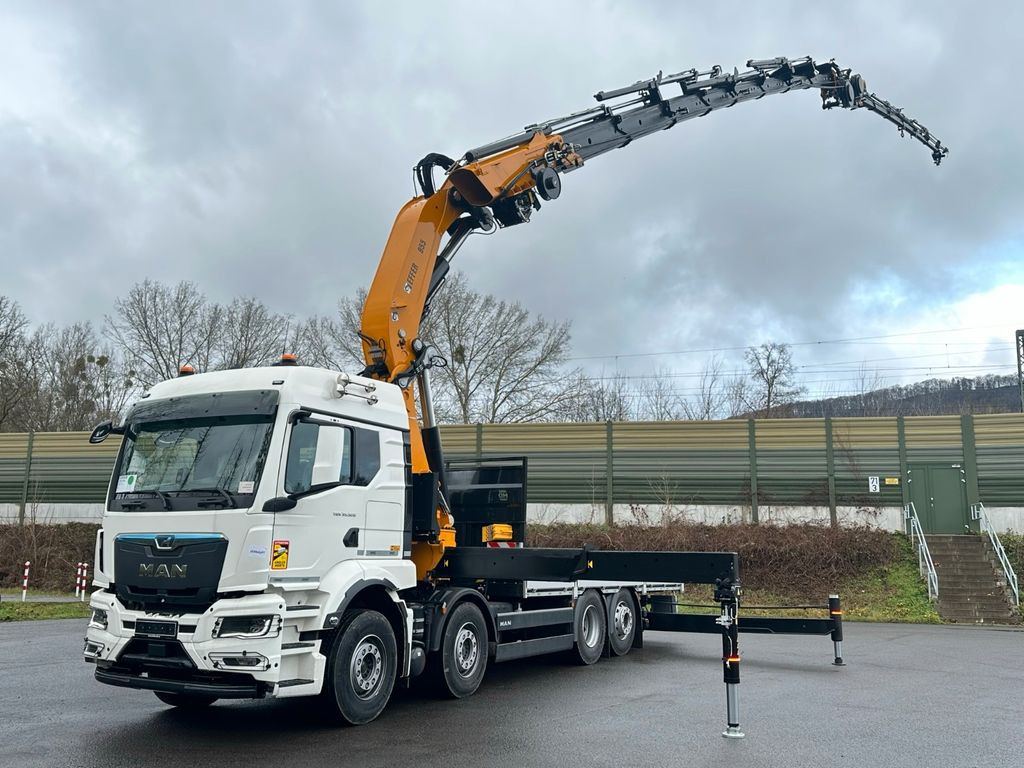 MAN TGS 35.520 8X2 Hiab EFFER 955-8s +Jib 6s - Crane truck, Dropside/ Flatbed truck: picture 1 MAN TGS 35.520 8X2 Hiab EFFER 955-8s +Jib 6s - Crane truck, Dropside/ Flatbed truck: picture 1