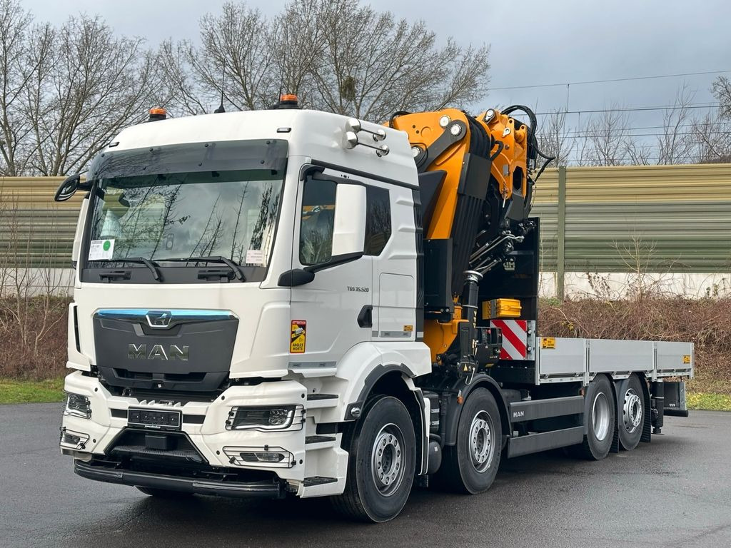 MAN TGS 35.520 8X2 Hiab EFFER 955-8s +Jib 6s - Dropside/ Flatbed truck, Crane truck: picture 2 MAN TGS 35.520 8X2 Hiab EFFER 955-8s +Jib 6s - Dropside/ Flatbed truck, Crane truck: picture 2