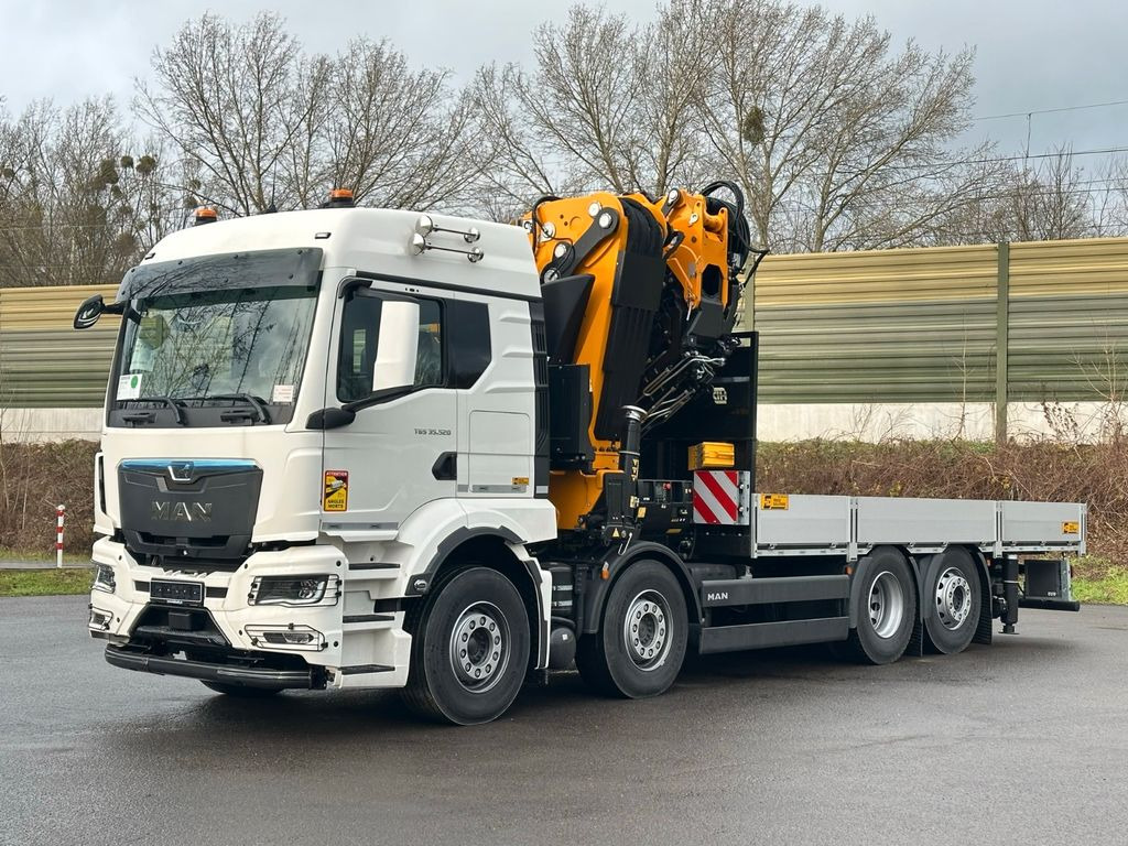 MAN TGS 35.520 8X2 Hiab EFFER 955-8s +Jib 6s - Dropside/ Flatbed truck, Crane truck: picture 3 MAN TGS 35.520 8X2 Hiab EFFER 955-8s +Jib 6s - Dropside/ Flatbed truck, Crane truck: picture 3