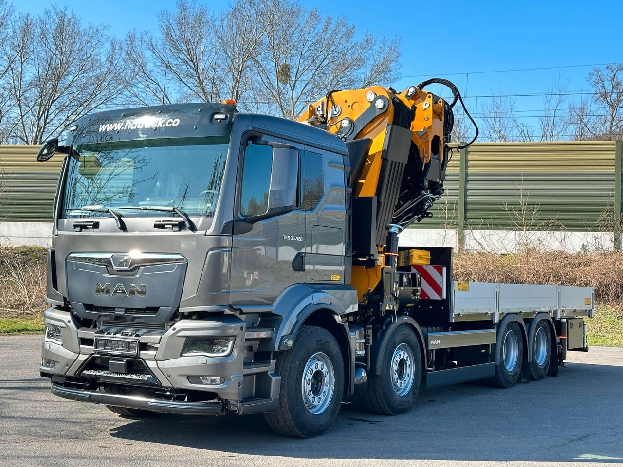 MAN TGS 35.520 8X4 TG 3 EFFER 955-8s +Jib 6sAUTOKRAN - Dropside/ Flatbed truck, Crane truck: picture 5 MAN TGS 35.520 8X4 TG 3 EFFER 955-8s +Jib 6sAUTOKRAN - Dropside/ Flatbed truck, Crane truck: picture 5