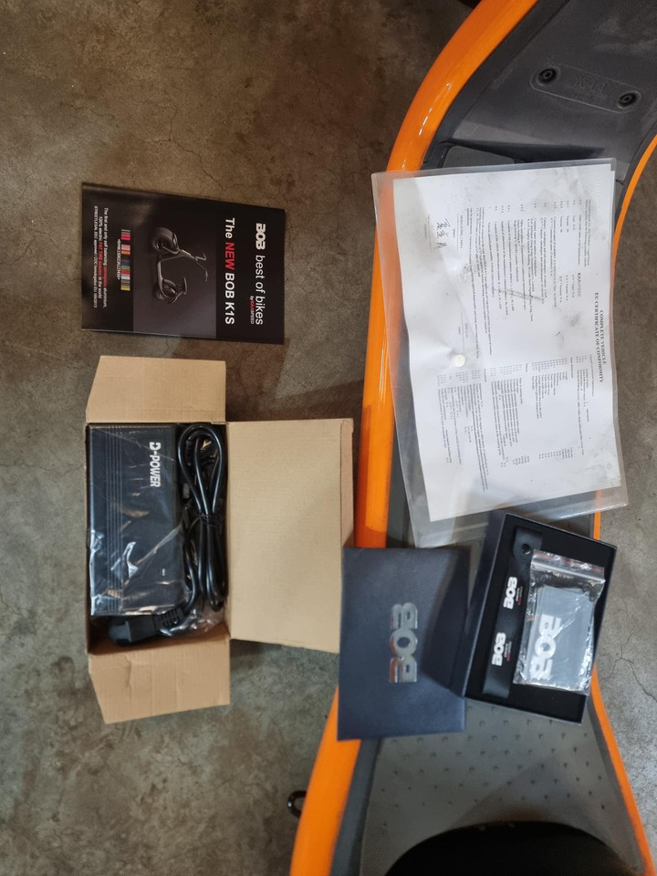 Motorcycle K1S E-BOB Wit Nieuw met kenteken: picture 7