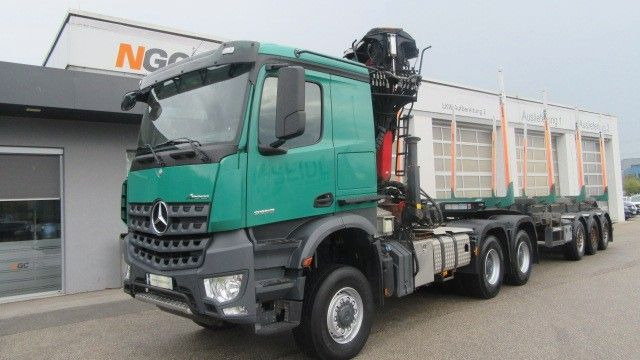 Mercedes-Benz Arocs 3358L 6x6 Holz Epsilon Q170Z - Timber truck, Crane truck: picture 1 Mercedes-Benz Arocs 3358L 6x6 Holz Epsilon Q170Z - Timber truck, Crane truck: picture 1