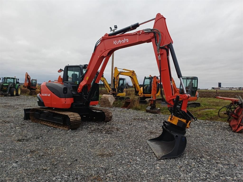 Kubota Kx080-4a Engcon pyörittäjällä - Mini excavator: picture 5 Kubota Kx080-4a Engcon pyörittäjällä - Mini excavator: picture 5