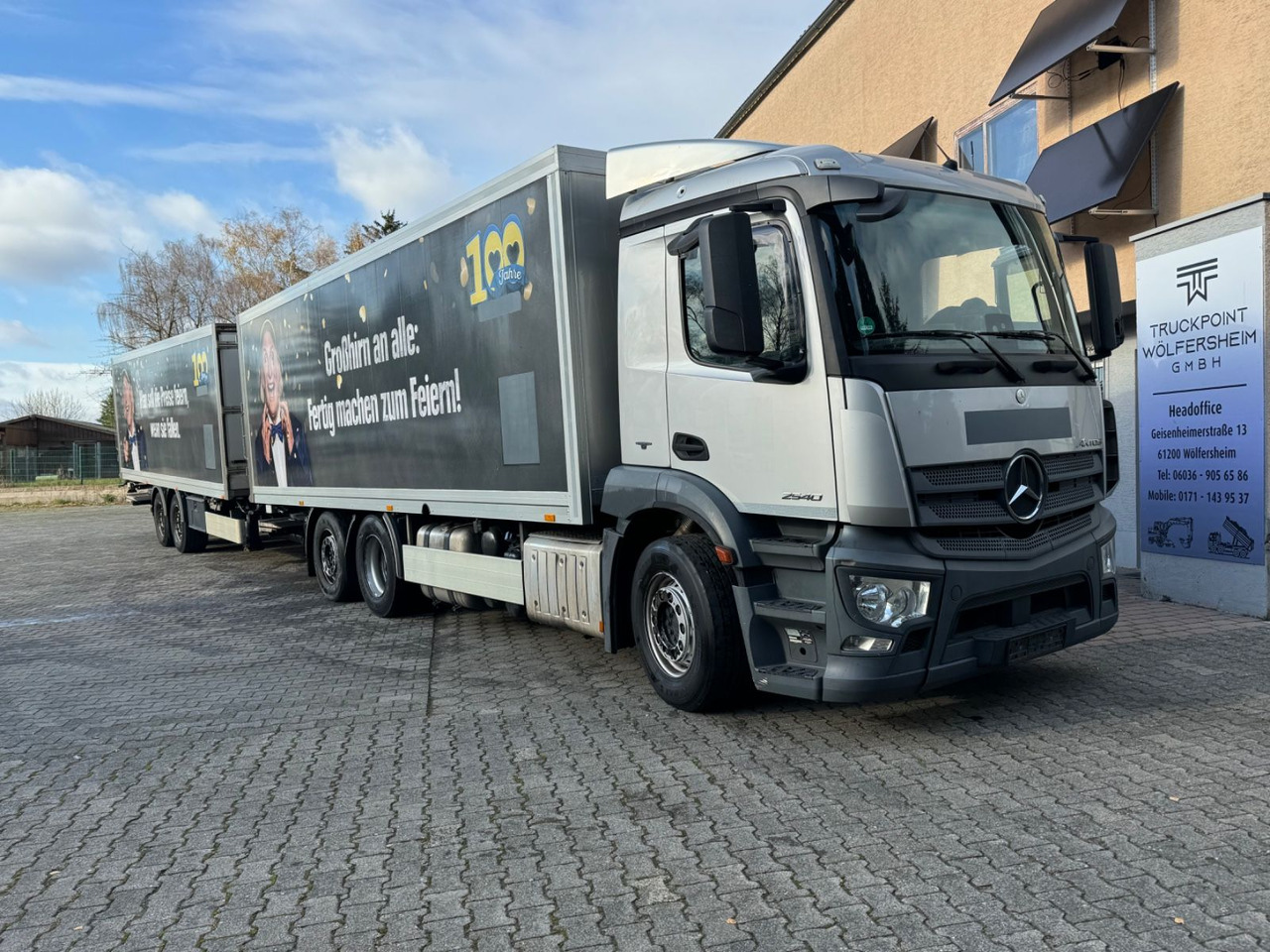 Mercedes-Benz Antos 2540/Durchladbar/2xLBW/Frigoblock - Refrigerator truck: picture 1 Mercedes-Benz Antos 2540/Durchladbar/2xLBW/Frigoblock - Refrigerator truck: picture 1