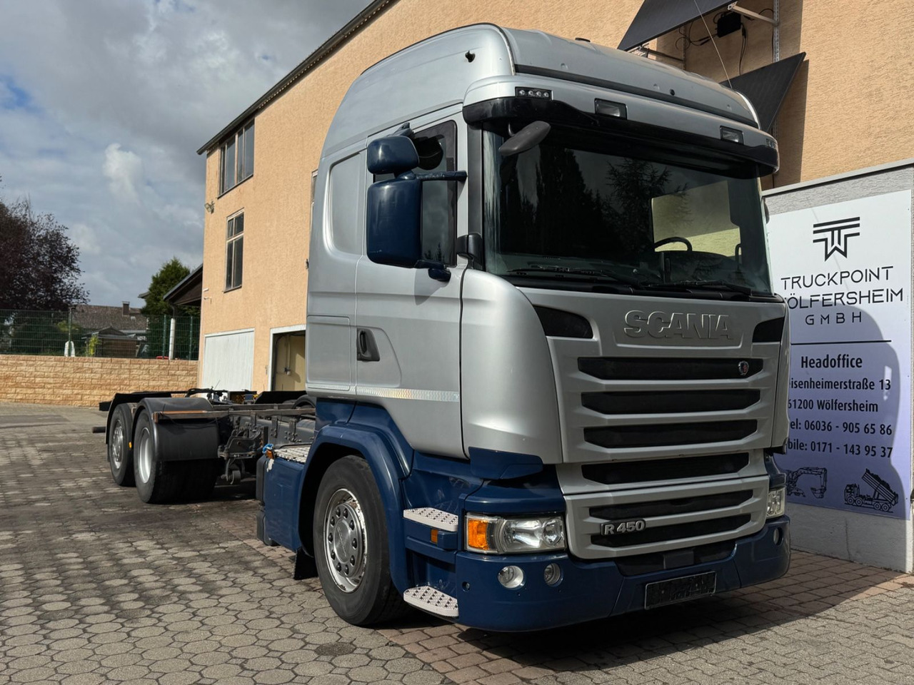 Scania R450/Retarder/Lenk-Lift/Highline - Cab chassis truck: picture 1 Scania R450/Retarder/Lenk-Lift/Highline - Cab chassis truck: picture 1