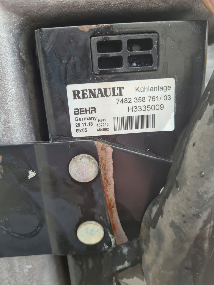 RENAULT CHŁODNICA WODY OSŁONA RENAULT PREMIUM 2 KERAX LANDER DXI - Radiator for Truck: picture 3 RENAULT CHŁODNICA WODY OSŁONA RENAULT PREMIUM 2 KERAX LANDER DXI - Radiator for Truck: picture 3