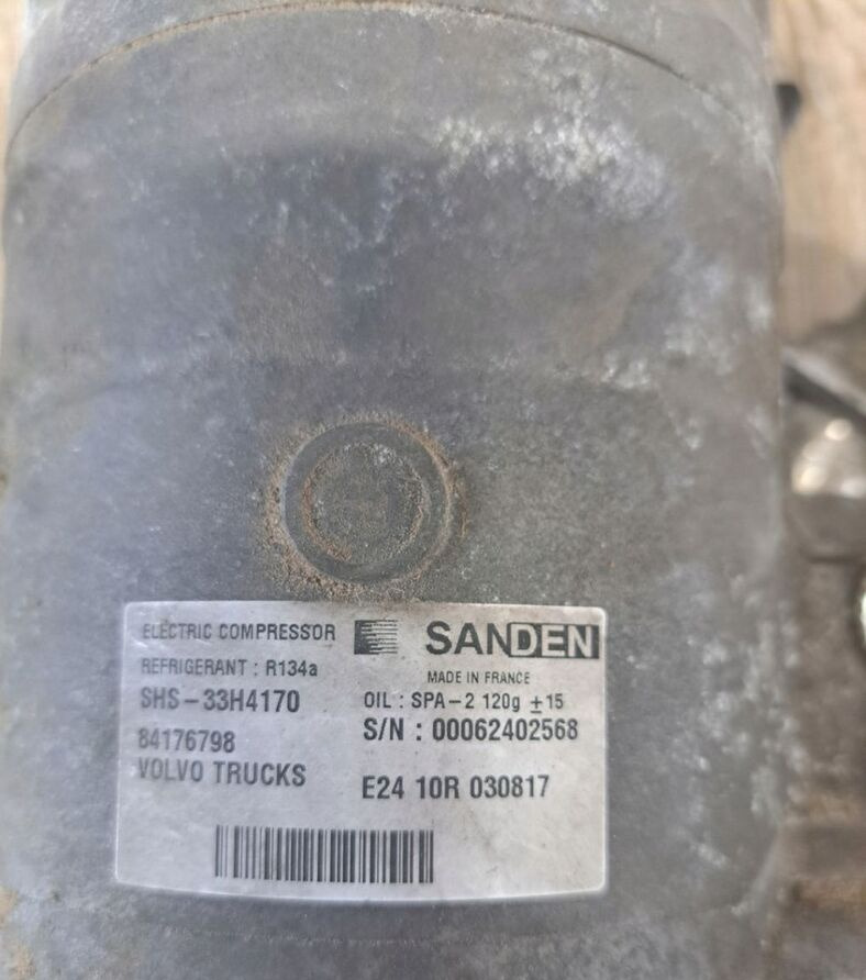 Sanden SPRĘŻARKA KOMPRESOR KLIMATYZACJI VOLVO FH 4 FMX 84176798 - A/C compressor for Truck: picture 4 Sanden SPRĘŻARKA KOMPRESOR KLIMATYZACJI VOLVO FH 4 FMX 84176798 - A/C compressor for Truck: picture 4