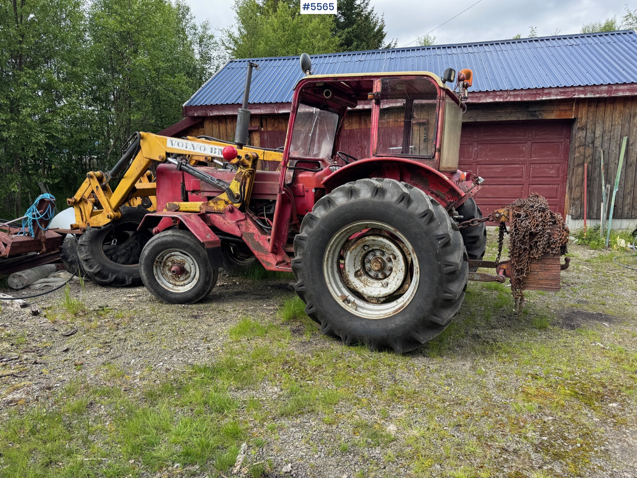 1969 Volvo BM 600 w/ Hymas front loader - Farm tractor: picture 4 1969 Volvo BM 600 w/ Hymas front loader - Farm tractor: picture 4