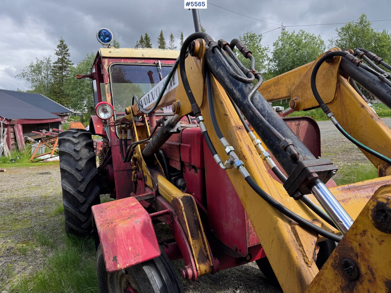 1969 Volvo BM 600 w/ Hymas front loader - Farm tractor: picture 5 1969 Volvo BM 600 w/ Hymas front loader - Farm tractor: picture 5
