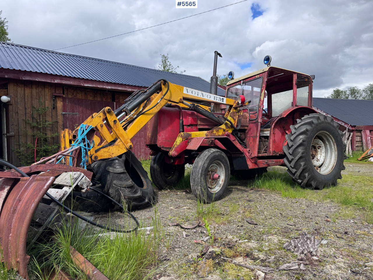 1969 Volvo BM 600 w/ Hymas front loader - Farm tractor: picture 3 1969 Volvo BM 600 w/ Hymas front loader - Farm tractor: picture 3