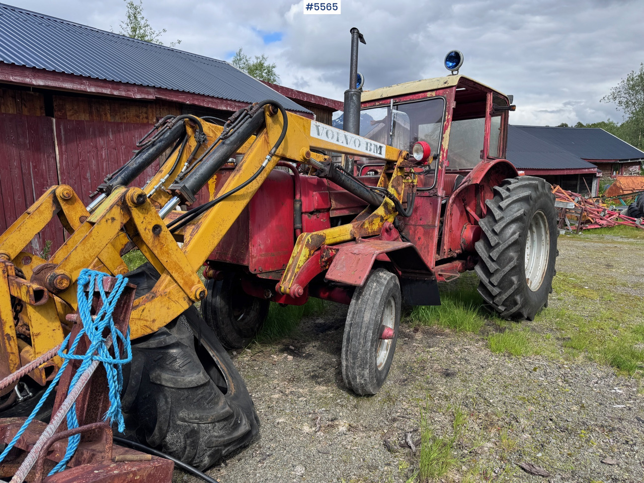 1969 Volvo BM 600 w/ Hymas front loader - Farm tractor: picture 2 1969 Volvo BM 600 w/ Hymas front loader - Farm tractor: picture 2