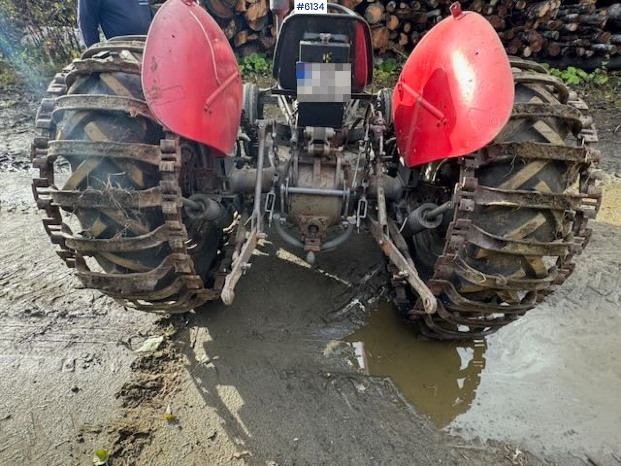 Farm tractor 1973 Massey Ferguson 35 with tracks. WATCH VIDEO!: picture 18