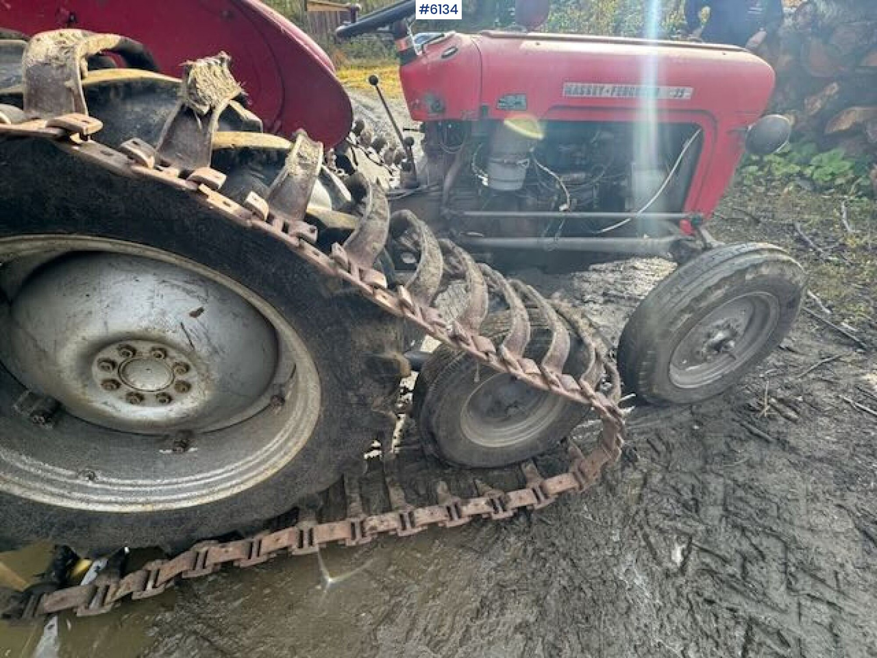 Farm tractor 1973 Massey Ferguson 35 with tracks. WATCH VIDEO!: picture 20