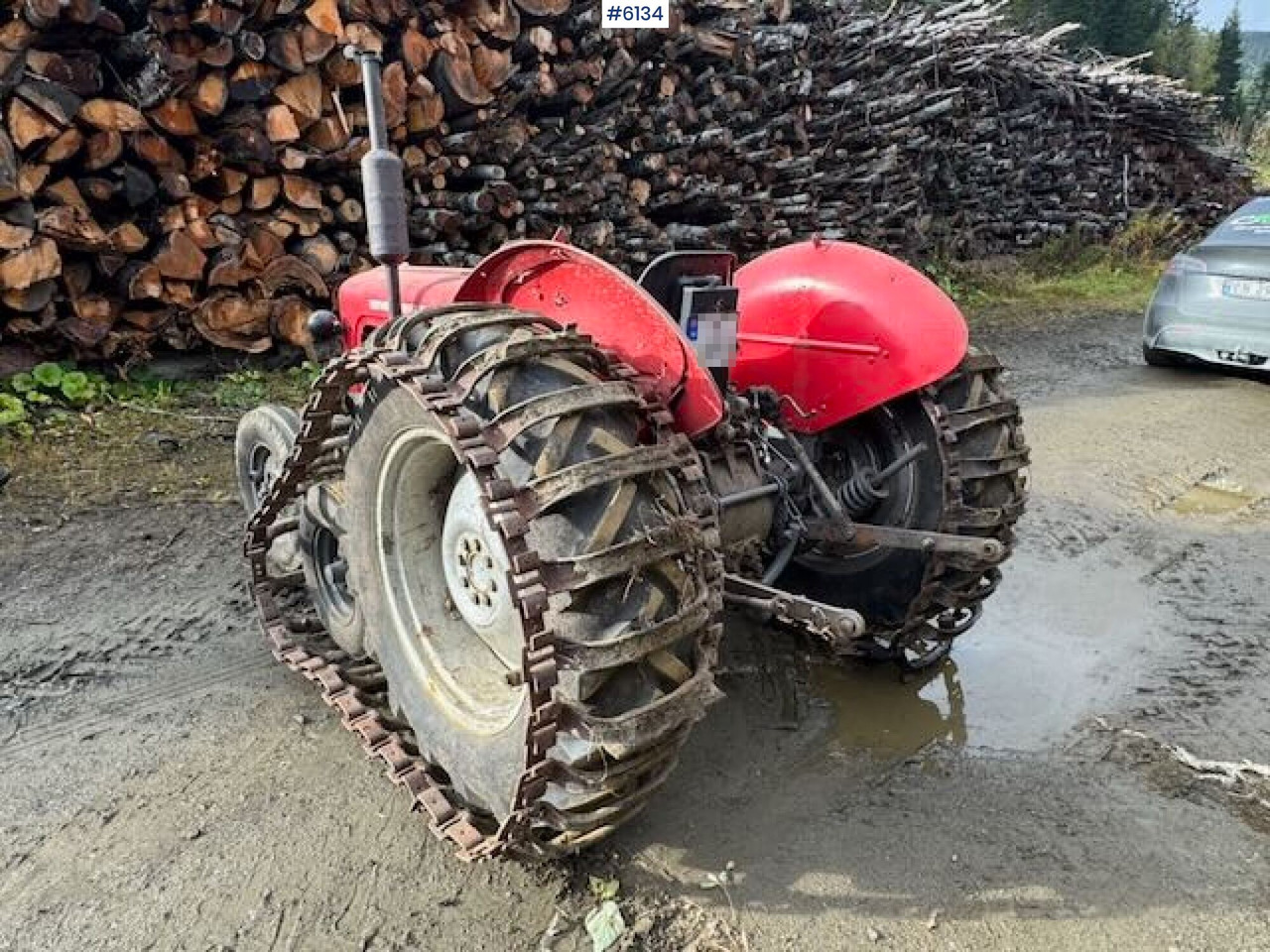Farm tractor 1973 Massey Ferguson 35 with tracks. WATCH VIDEO!: picture 17