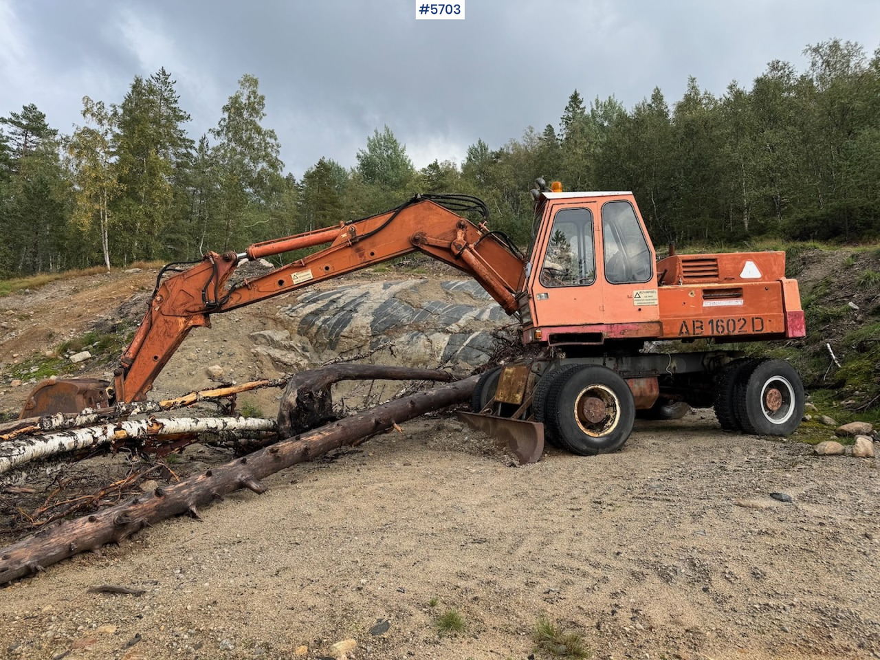 1977 Atlas 1602 D - Excavator: picture 2 1977 Atlas 1602 D - Excavator: picture 2