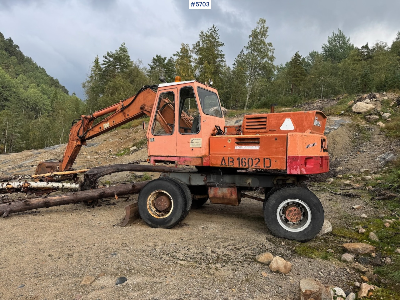 1977 Atlas 1602 D - Excavator: picture 3 1977 Atlas 1602 D - Excavator: picture 3