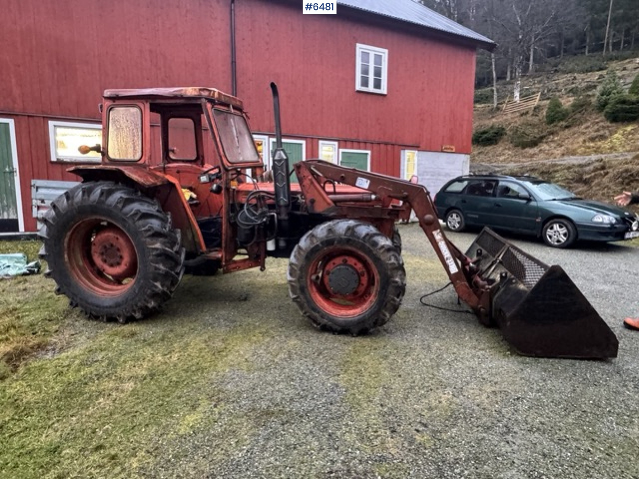 1979 SAME Kosarod 70 with loader and 2 buckets! Repair object - Farm tractor: picture 3 1979 SAME Kosarod 70 with loader and 2 buckets! Repair object - Farm tractor: picture 3