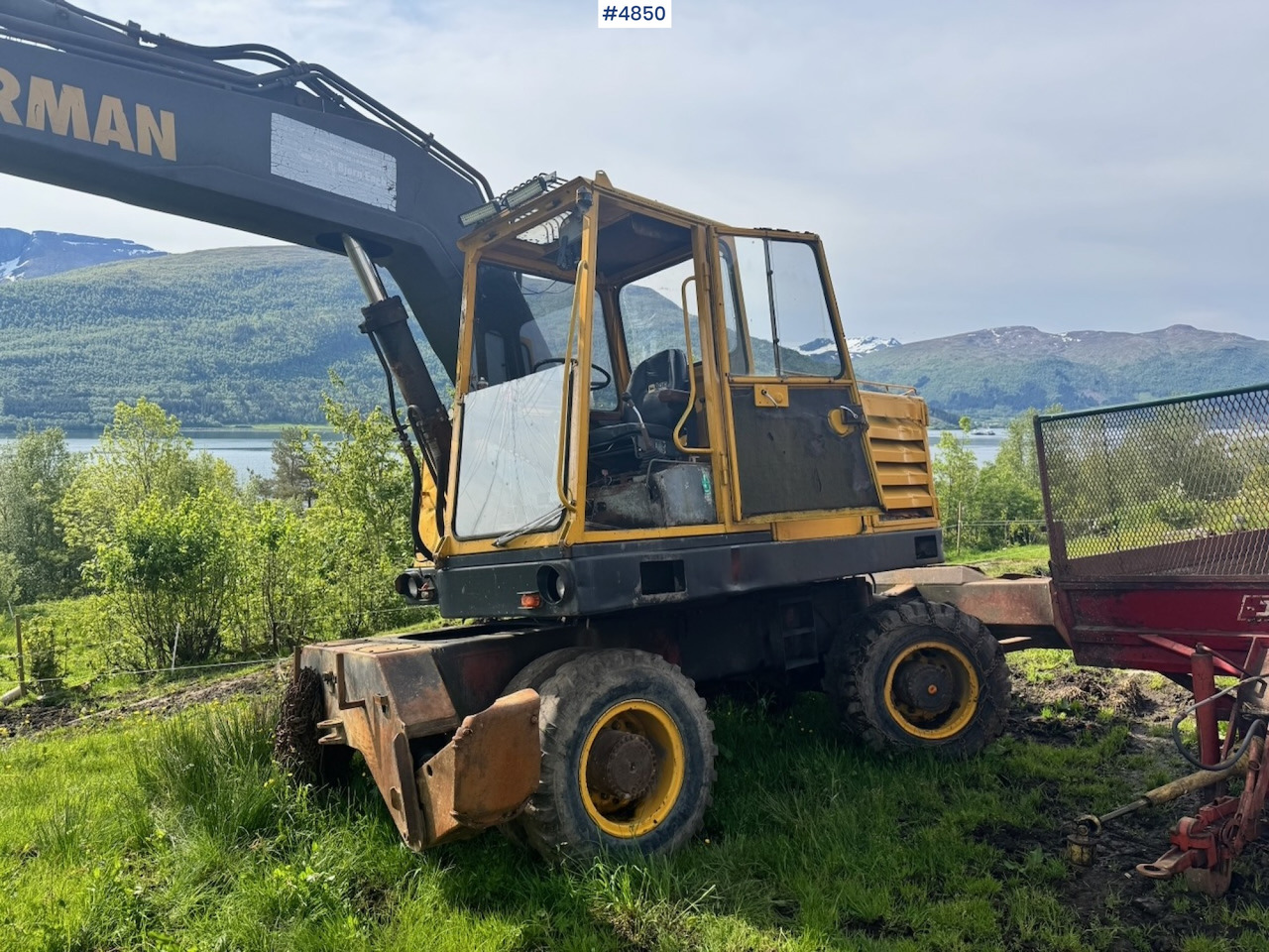 1983 Åkerman H7 Wheeled excavator with digging bucket - Excavator: picture 2 1983 Åkerman H7 Wheeled excavator with digging bucket - Excavator: picture 2