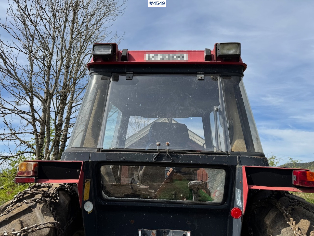 Farm tractor 1987 Case 685 XL w/front loader.: picture 9