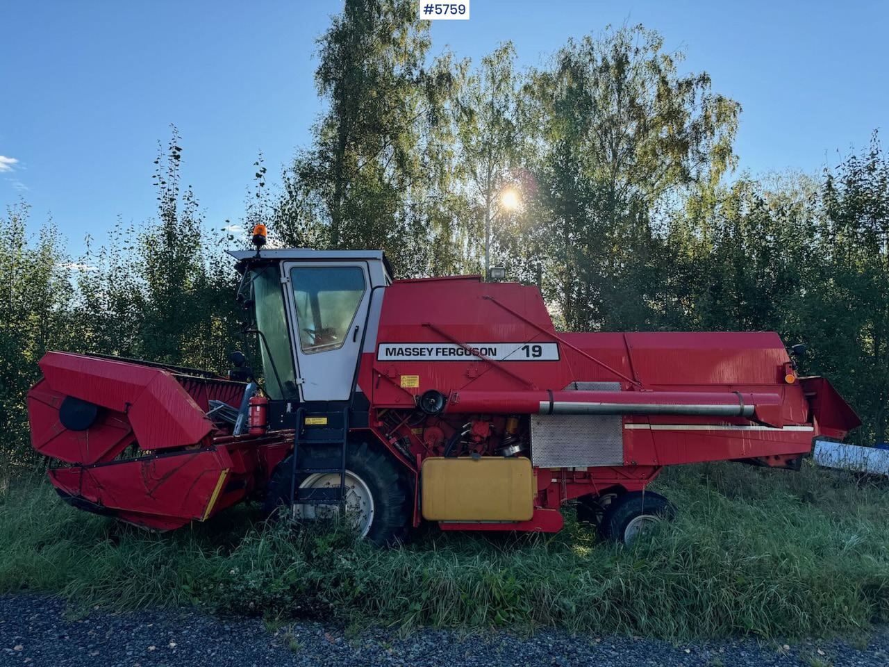 1995 Massey ferguson 19 - Combine harvester: picture 5 1995 Massey ferguson 19 - Combine harvester: picture 5
