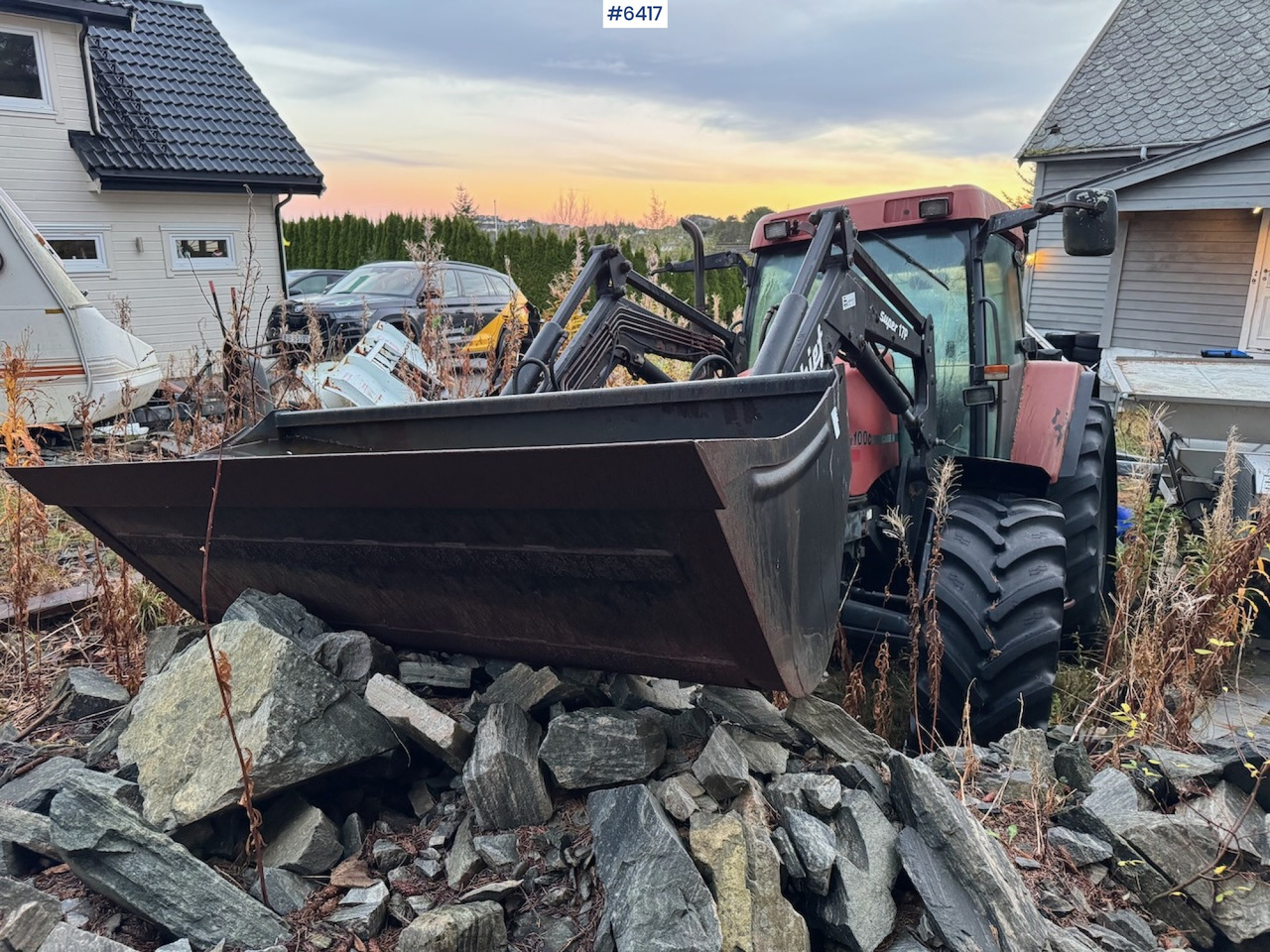 1999 Case IH Maxxum MX 100C w/ front loader, bucket and blade. Repair object. - Farm tractor: picture 5 1999 Case IH Maxxum MX 100C w/ front loader, bucket and blade. Repair object. - Farm tractor: picture 5