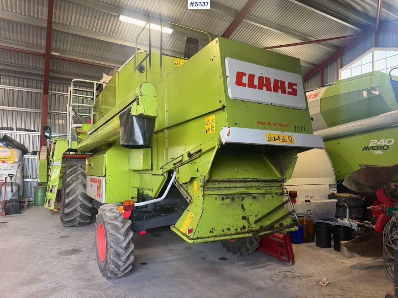 Combine harvester 1999 Claas Dominator 68 S combine harvester with twin wheels. Well-maintained / Recently upgraded!: picture 7