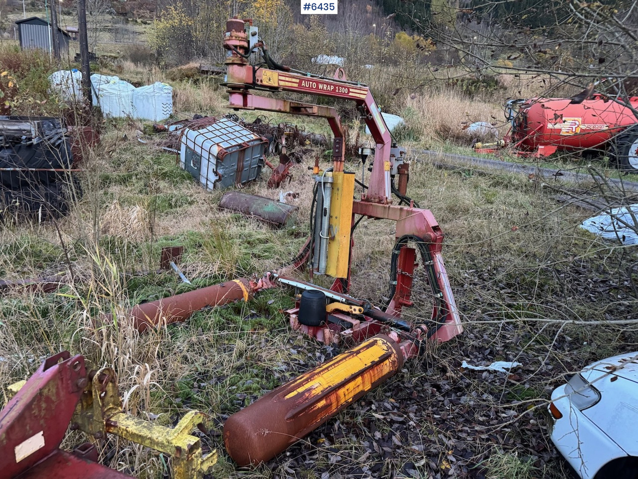 2001 Tellefsdal Auto Wrap 1300 Round bale wrapper. - Hay and forage equipment: picture 1 2001 Tellefsdal Auto Wrap 1300 Round bale wrapper. - Hay and forage equipment: picture 1